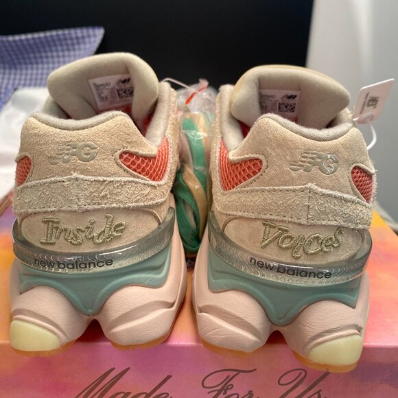 New Balance 9060 Red Cream - Picture 4 of 6